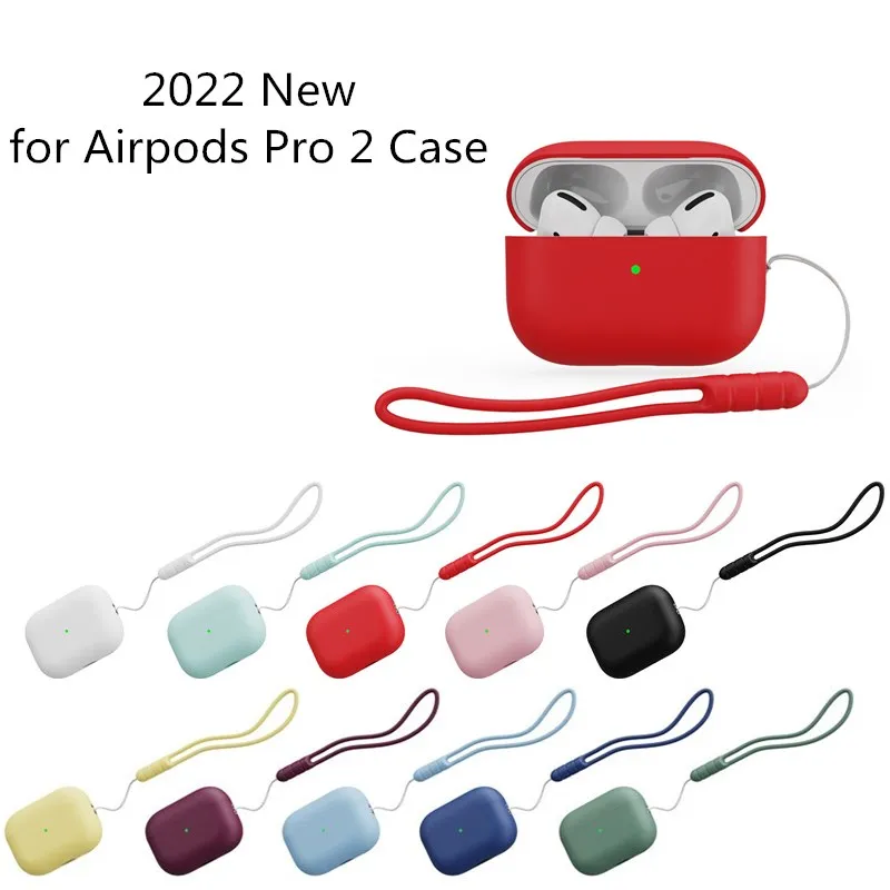 Custodia Per Airpods Pro 2 Custodia Protettiva Per Auricolari Bluetooth Originale In Silicone Originale Originale Pro 2 Per Apple Airpods Pro 2Nd