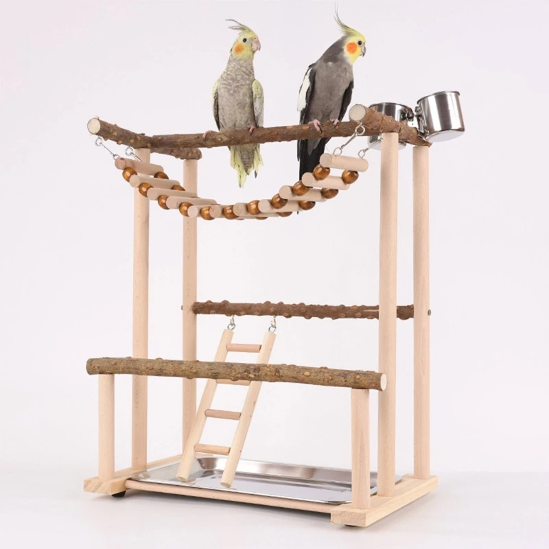 

Bird Bridge Toy Training Bird Parrots Standing Supplies Bird Stands Toy Set