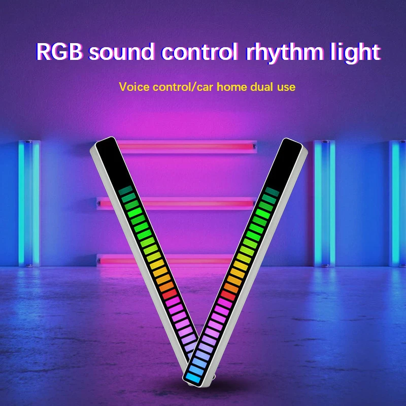 TuyaVoiceAPPControlStereoMusicSpectrumLEDLightAudioLevel