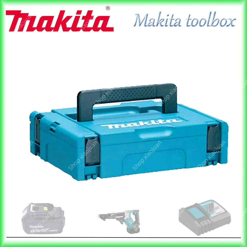 

Makita Makpac Stapelen Connector Tool Case Type 1 396X296X105 Voor DA331D DF030D DF330D HP330D TD090D TW100D HP1631 HP1640