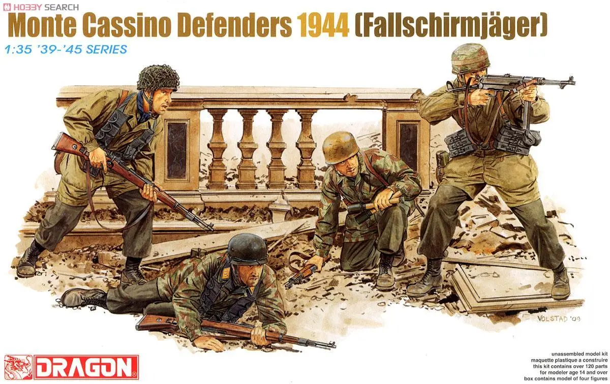 

Dragon 6514 - 1/35 -Monte Cassino Defenders 1944 - Fallschirmjager