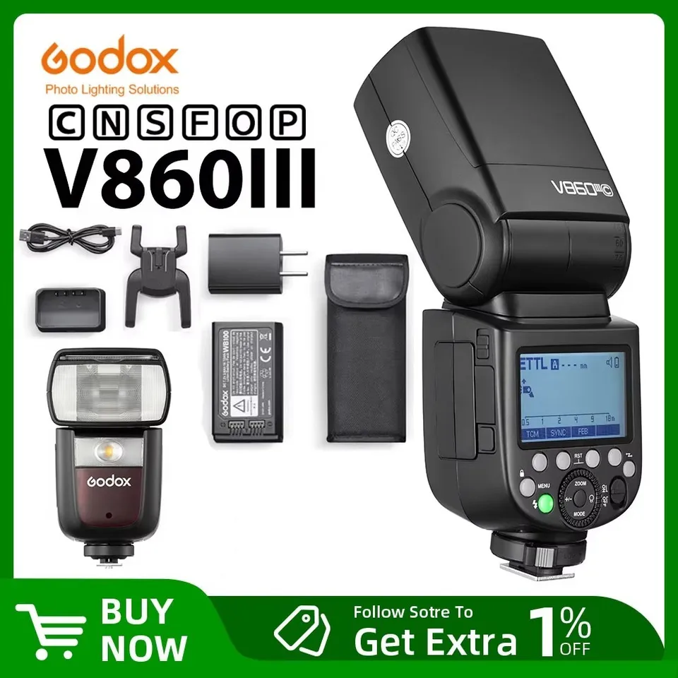 Godox V860III TTL HSS 2.4G Speedlite V860III-C V860III-N V860III-S