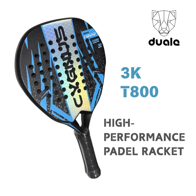 DUALE  FORCE II  3K T800 Padel Racket ,Combo Power and Control, Hybrid Padel for Intermediate and Advaced All-Court Players 1