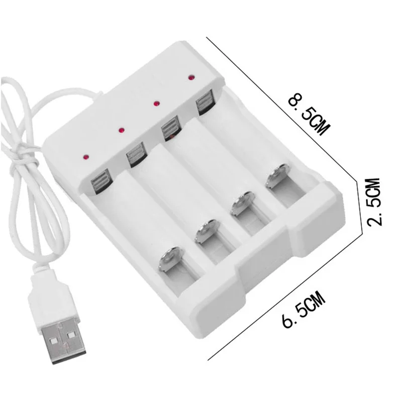 Universal USB Output 3 / 4 Slot Battery Charger Adapter For AA / AAA Battery Rechargeable Quick Charge Charging Tools charger adapter,battery charger,fast charger,battery charger adapter