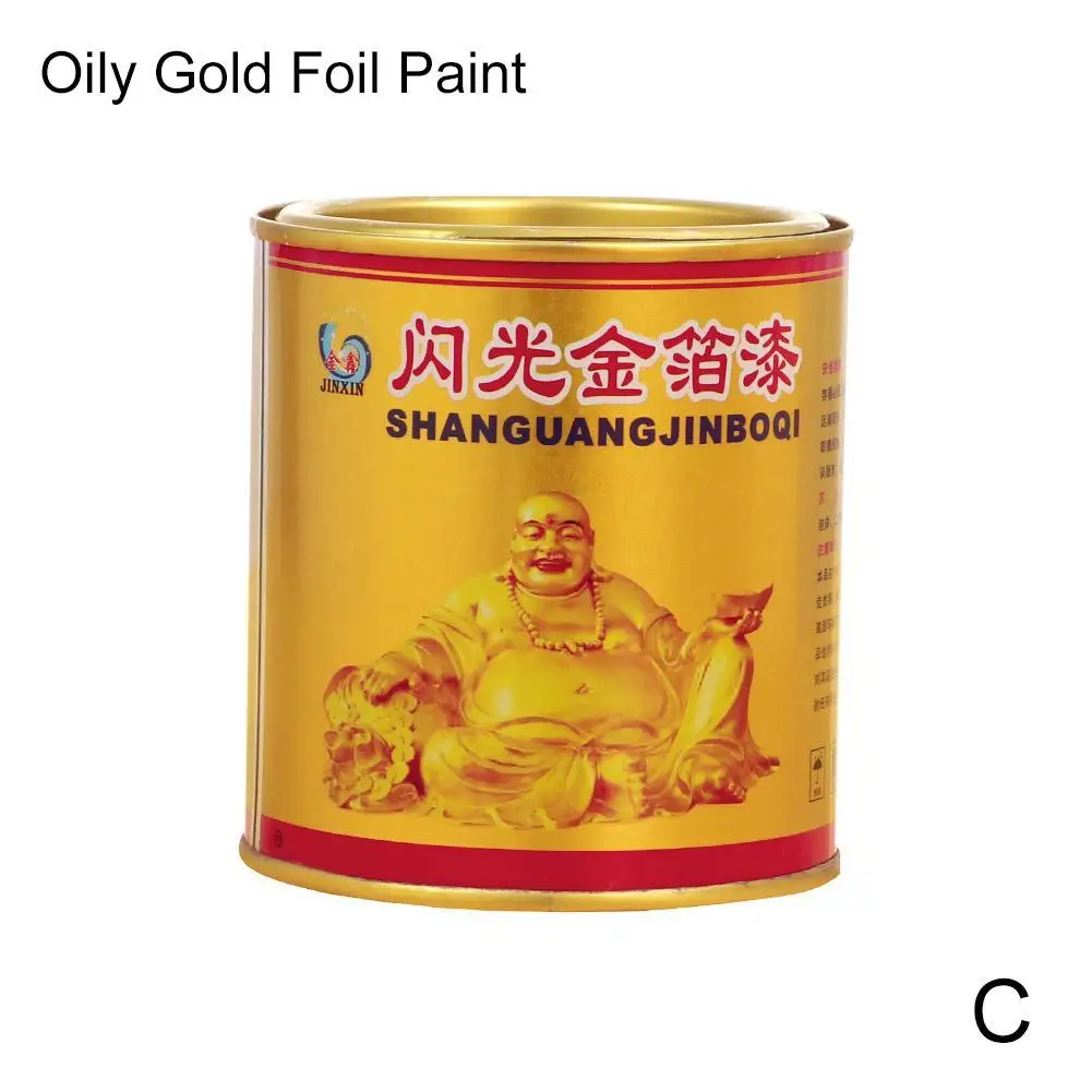 Bright Gold Paint 50g, Wood, Metal Lacquer- Tasteless Water-based