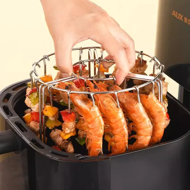 Kitchen Air Fryer ill Food ade 304 Stainl Steel Universal BBQ Skewers Bbq Needles Bbq ill Korean Sle Cact Size