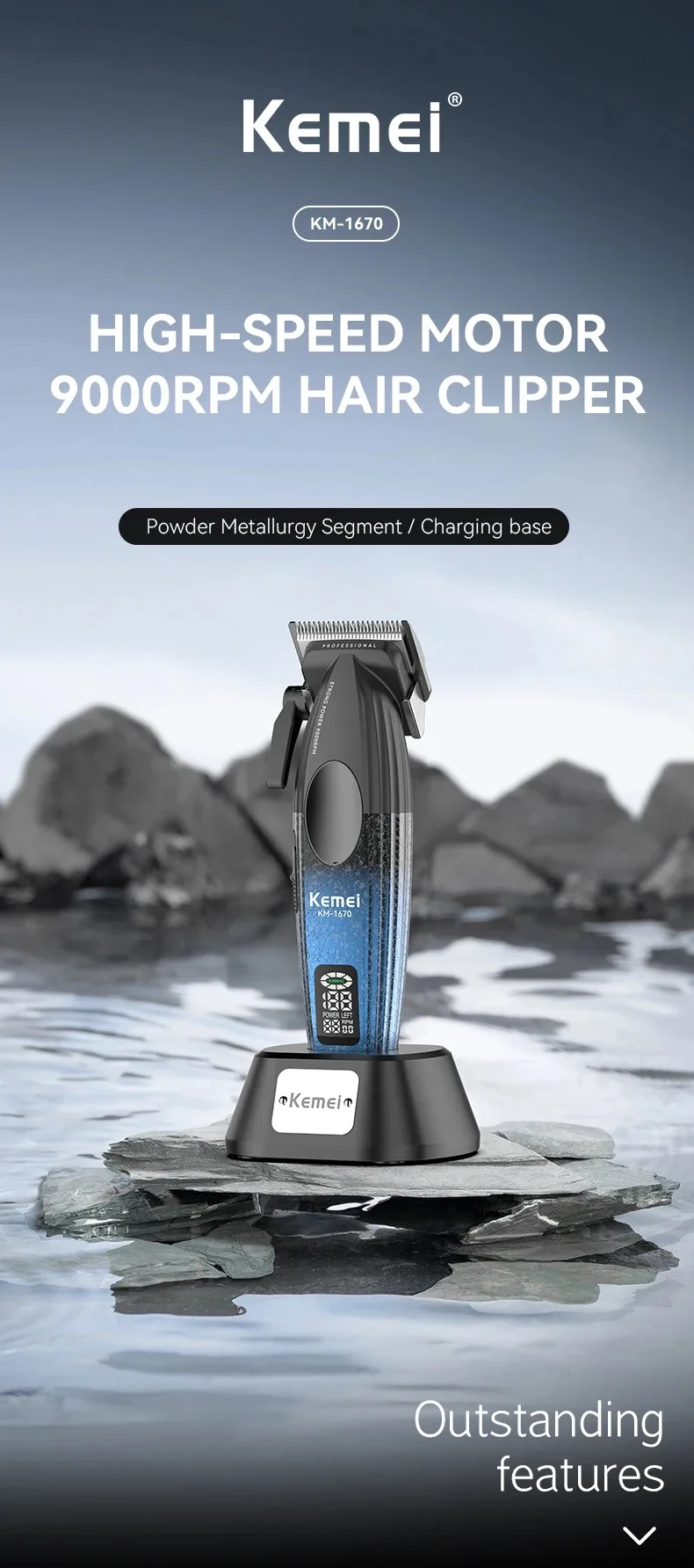 hair clipper close-up design