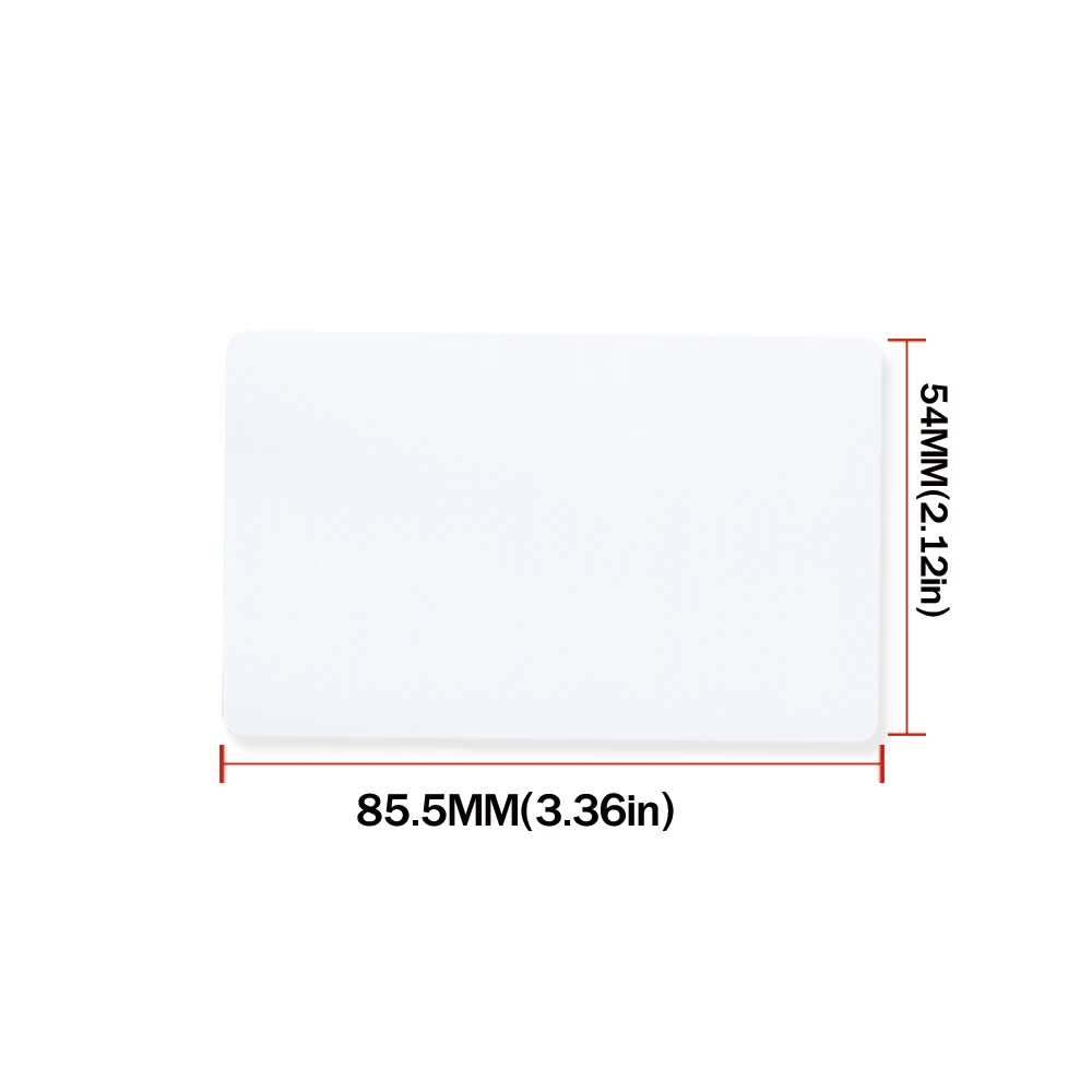 10/50pcs NFC Ntag216 Ntag215 Ntag213 White Card TAG ISO14443A RFID Cards Ntag 213 Chip for all NFC enabled phones 6