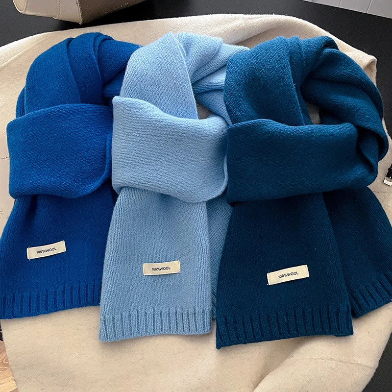 Klein Blue High-End Versatile Winter Scarf