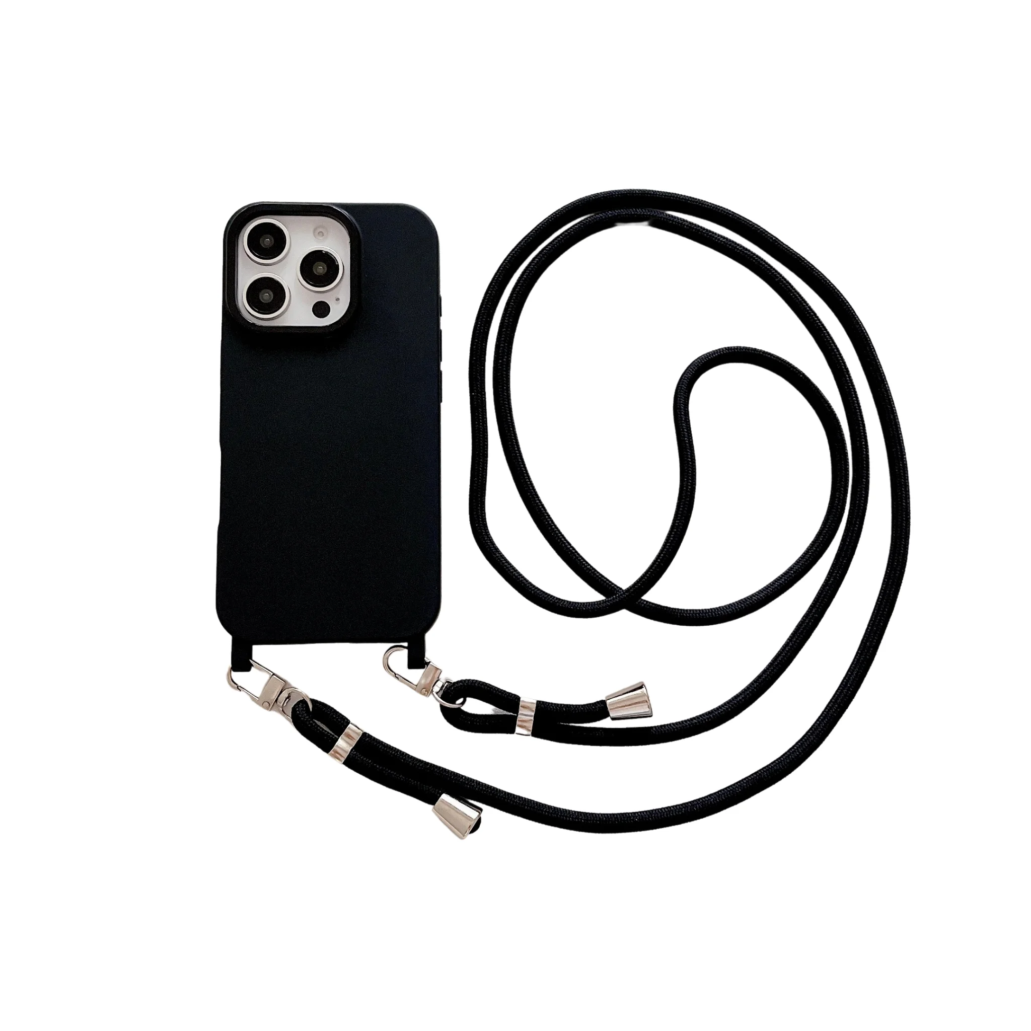 Adjustable Lanyard Strap Soft Silicone Phone Cover