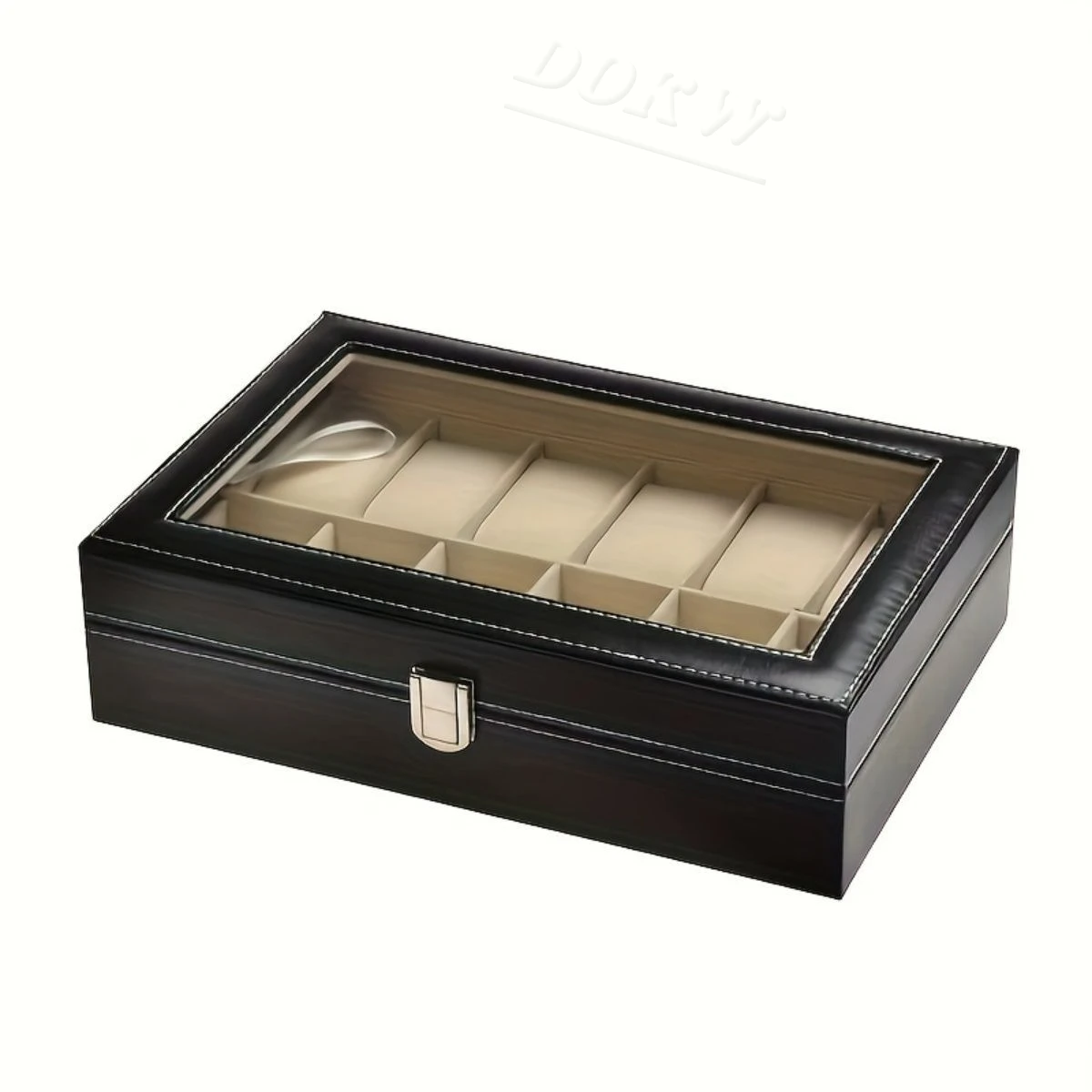 Luxury Transparent Watch Box 12 Slots Watch Storage Box Display Multi-piece Jewelry Jewelry Bracelet Watch Storage Box Watch Storage Bag Watch Storage Pouch Watch Protector