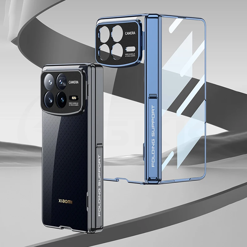 Magnetic Hinge Bracket Plating Case for Xiaomi Mix Fold 4 Outer Screen Glass Pro
