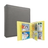 PLRBOK A5 Glitter Leather Photo Cards Album 3 Rings 7.6×9.8mm Kawaii Cute Binder Photocard 20 Sheets 4 Pockets Sleeves 80 Photos 1