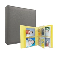PLRBOK A5 Glitter Leather Photo Cards Album 3 Rings 7.6×9.8mm Kawaii Cute Binder Photocard 20 Sheets 4 Pockets Sleeves 80 Photos 1