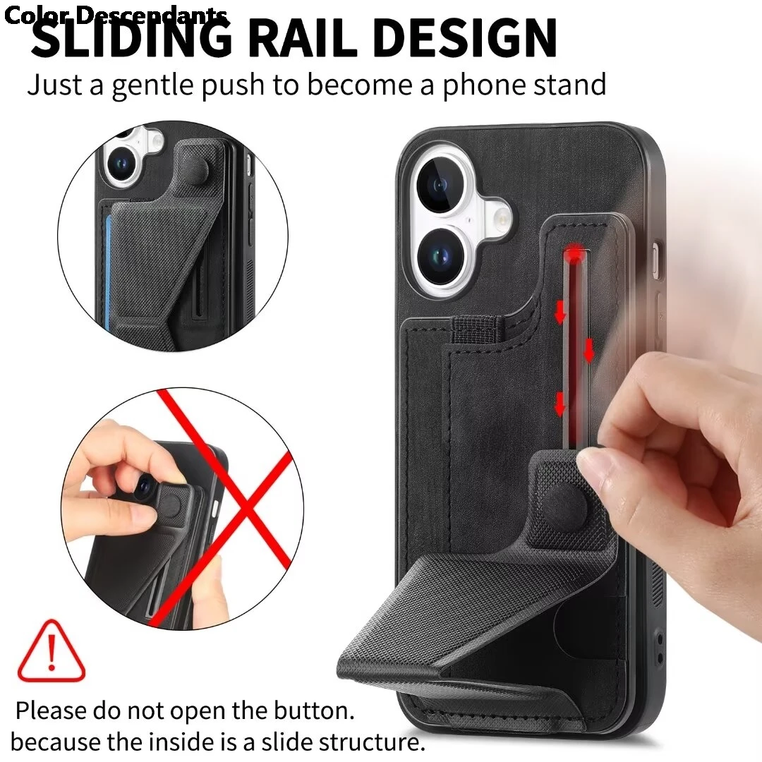 Luxury Leather Card Holder Back Cover Case