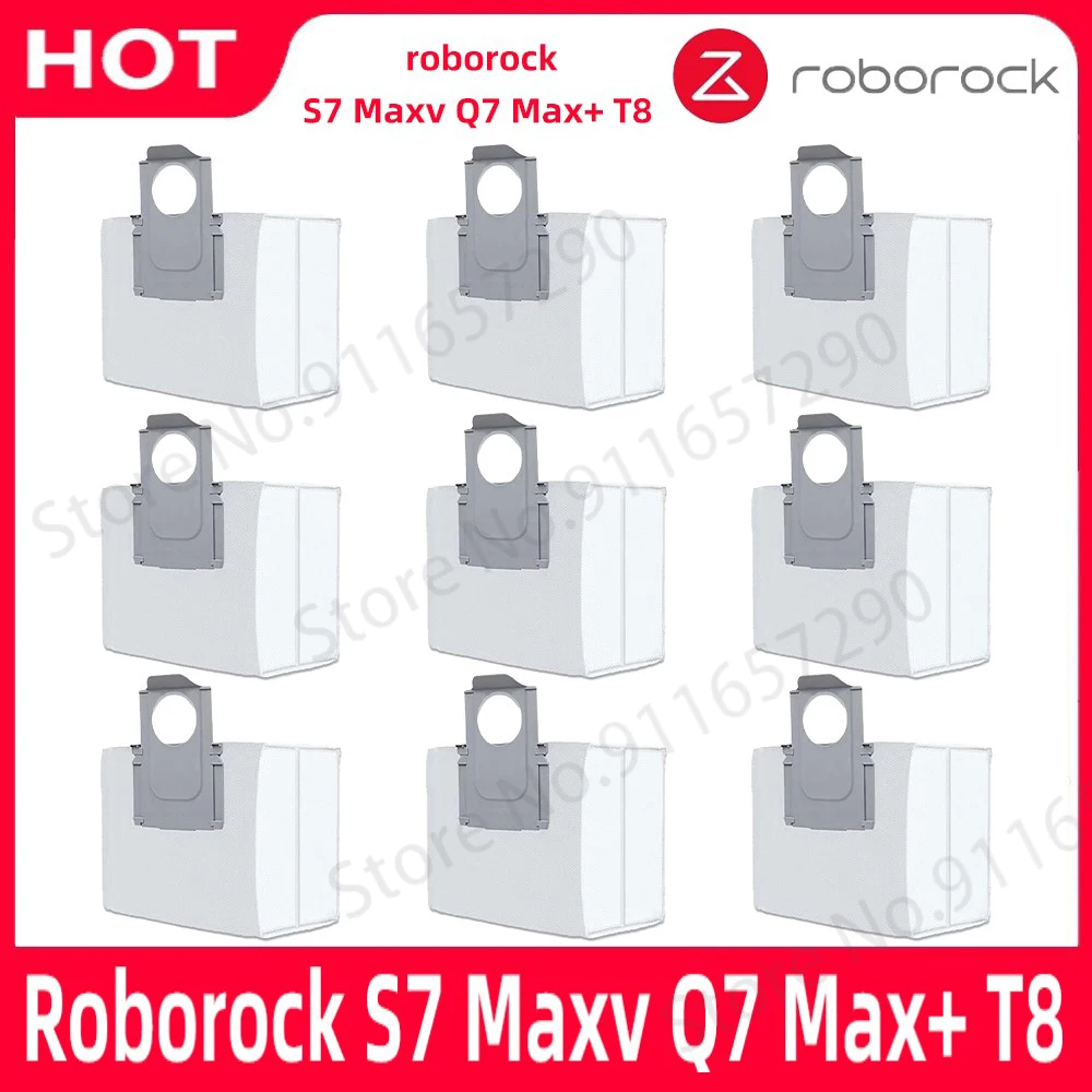 Комплект пылесборников Roborock S7 Maxv Q7 Max + T8 запасные части для пылесоса пылесборник