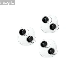Premium Tempered Glass Screen Protector with Soft Lens Film, Anti - Scratch, 6.72 for Spark Go 1 (3 Camera film)