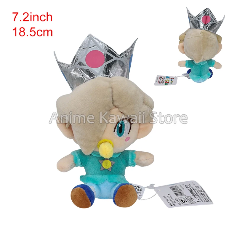 thumbnail image 1 of 35 Styles Super Bros Plush Princess Peach Goomba Toad Koopa Fire Flower Spiny Boo Waluigi Kamek Plushies Stuffed Toys for Kids, 1 of 5