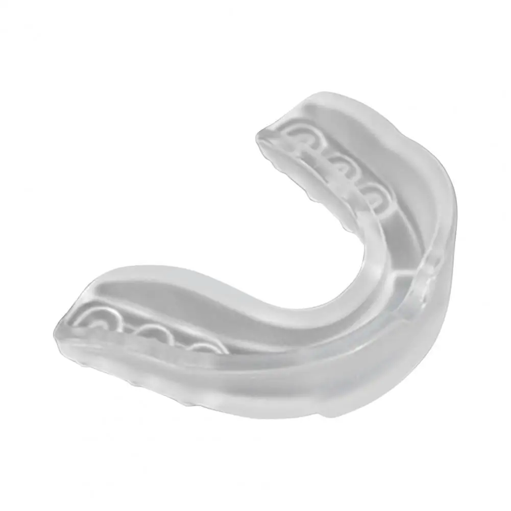 Sport Mouth Guard EVA Teeth Protector Mouth Protector Smooth Edge Shock Absorbing EVA Boxing Karate Sports Mouthguard for Adults