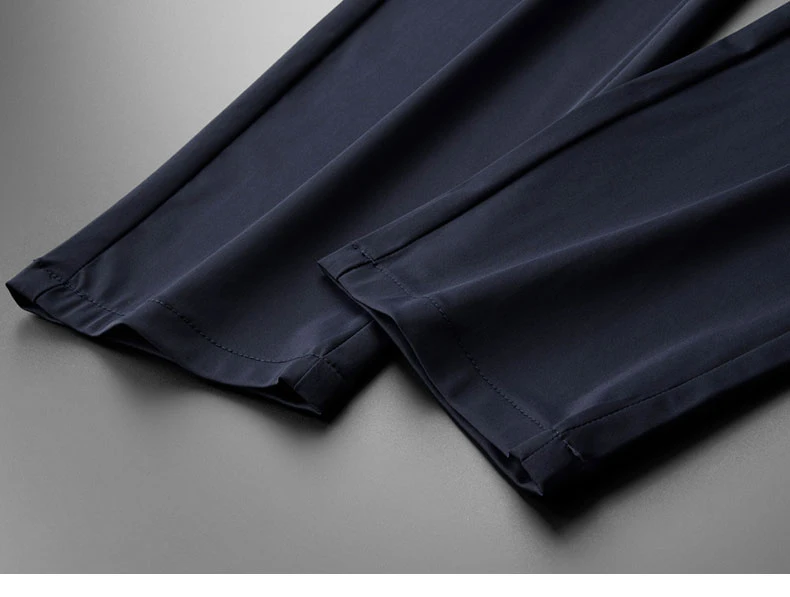 2024 neue Dünne Männer Marke Business Casual Anzug Hosen Gerade Dünne Weiche Stoff Hosen Frühling Sommer Elegante Beliebte Männliche Kleidung – Detail 17