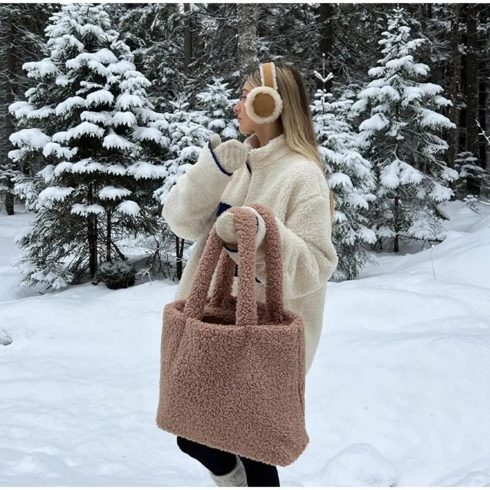 Plush Ear Muffs Warmer Foldable Ear Cover Women Men Winter Warm Earflaps Outdoor Skiing Cold Protection Ear-Muffs Cover warm earmuffs