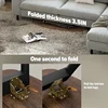 Folding Coffee Table Small Coffee Tables for Living Room Farmhouse Portable Table for Small No Assembly 39.3 * 19.6 * 17.7IN, 3