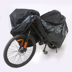 Durable Waterproof Outdoor UV Protective Bike Cover for All - Weather Protection (Black)