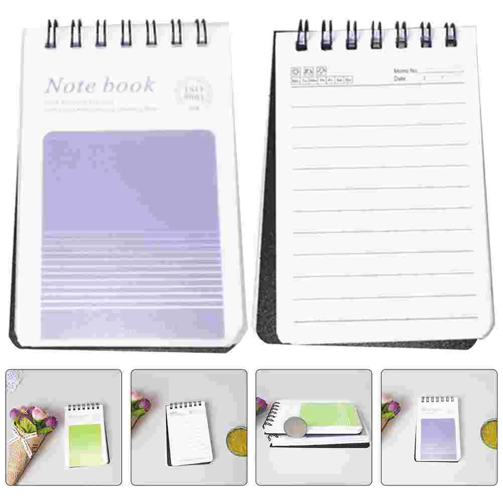 

Spiral Notebook Mini Memo Top Pad Portable Journal Bound Pads Notepad Pocket Note Grocery Wirebound Binding Lists Notebooks