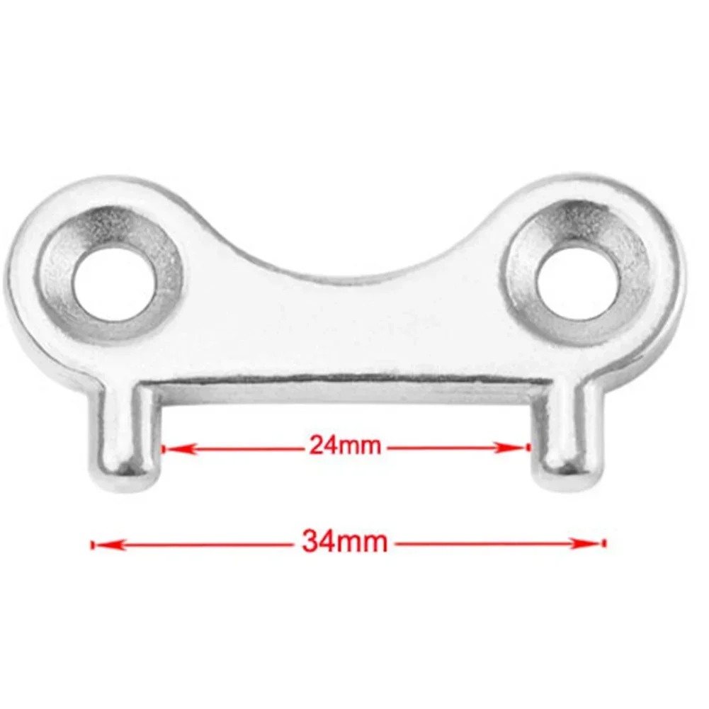 2-tlg. Deckplattenschlüssel Aus Edelstahl - Multifunktionswerkzeug Für Boote Inkl. Flaschenöffner