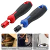 1/4'' Hex Screwdriver Handle Magnetic Screw Driver Bits Holder Self-Locking Adapter For Screwdriver Bits Socket Wrench Rubber 6