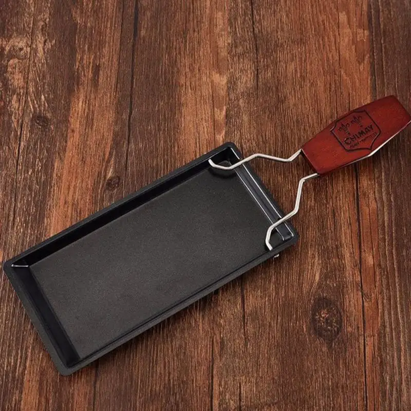 Description Picture 3 of itemBakeware Set Frying Comal Steak Pan Grilling Cheese Square Plastic Mini Griddle