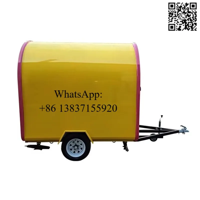 Rimorchio per Catering Personalizzato Standard UE, Furgone Mobile per Alimenti con Attrezzature per Pizza, Hot Dog, Hamburger e Gelato - immagine 4