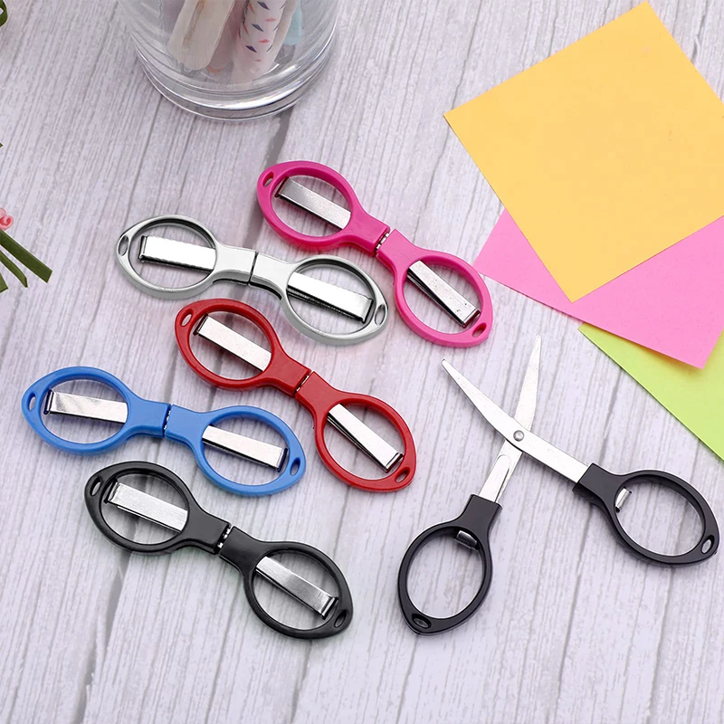 30Pcs Folding Scissors Stretchable Preschool Scissors Stainless Steel Portable Foldable Scissors School Office Home DIY Scissors - 4