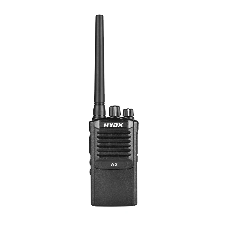 A2 Walkie Talkie Analog Uhf 16 Channels 5W Dtmf Encode Emergency Alarm Waterproof High Gain Antenna Ham Radio Transceiver