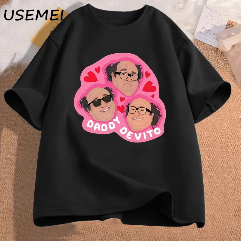 Danny Devito Cotton T-Shirt Men Funny Pop Culture Meme Tshirt Summer Short Sleeve Men's Clothing Graphic T Shirts Clothing 3