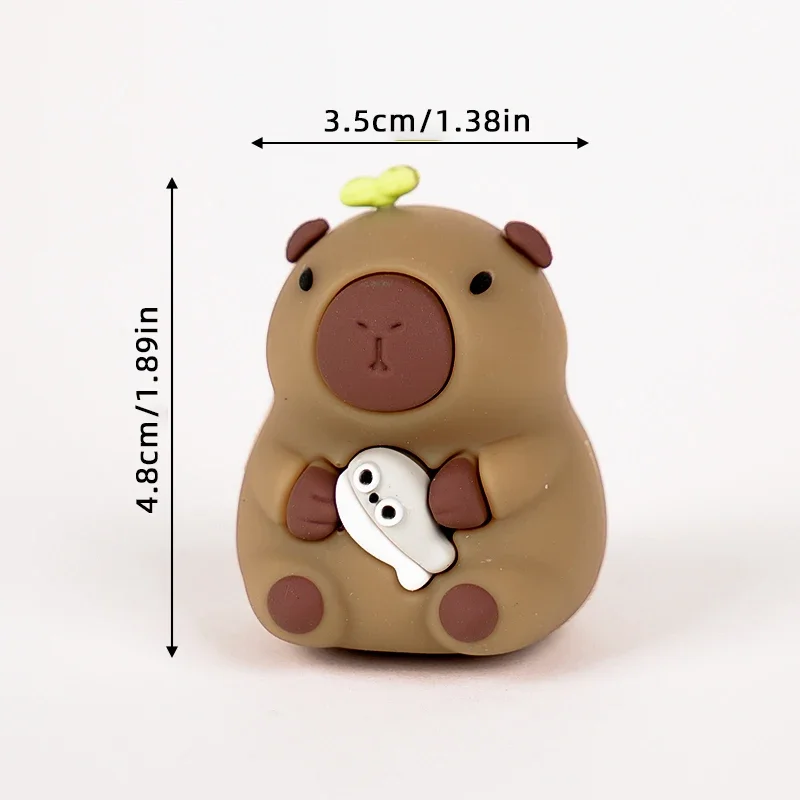 Charming Capybara Cake Topper Set for Celebrations and Decor