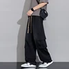 Spring New Wide Leg Washing Jean Cargo Pants Men Street Trousers Neutral Solid Color Loose Casual Thin summer pants Big Size 8xl 4