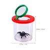 2 Pcs Insect Observation Cup Bug Viewer Suite Science Exploration Magnifier Jar Abs Container Kids Students Child 5