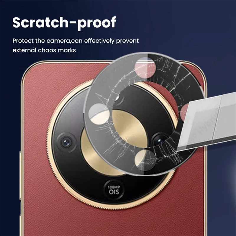 Premium 3D Curved Tempered Glass Camera Lens Protectors with Durable Case
