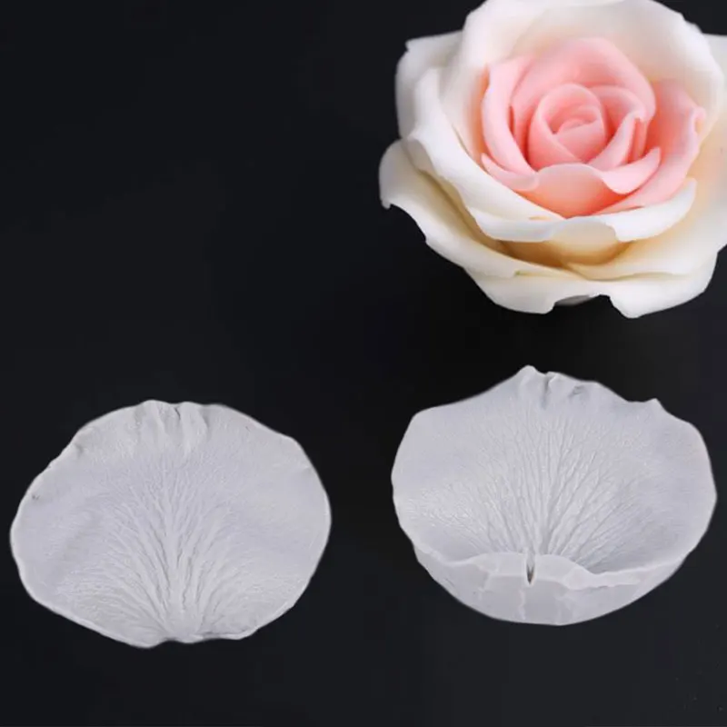 New Rose Petals Veiner Sugar Tool Meridians Flower Silicone Cake Mold Sugar tool cake mold sugar tool