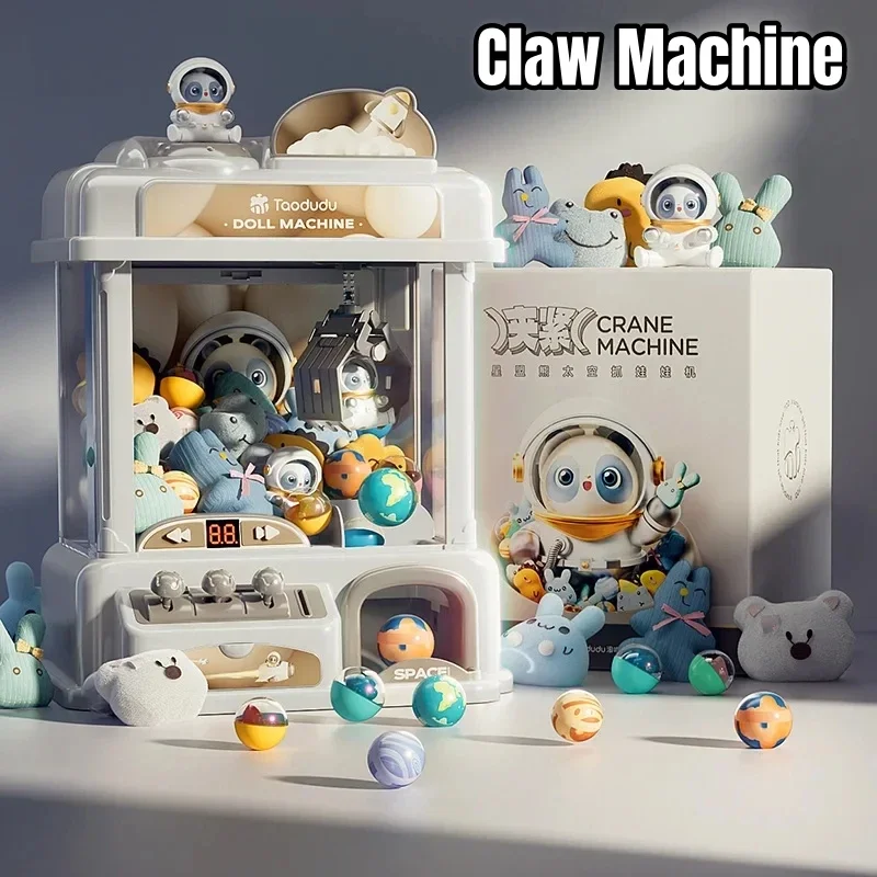 Mini Macchina A Artiglio A Forma Di Coniglio Con 10 Peluche E 10 Capsule Sorpresa | Gioco Arcade Elettronico Con Luci E Musica Per Bambini E Bambine Da 3 Anni - 4