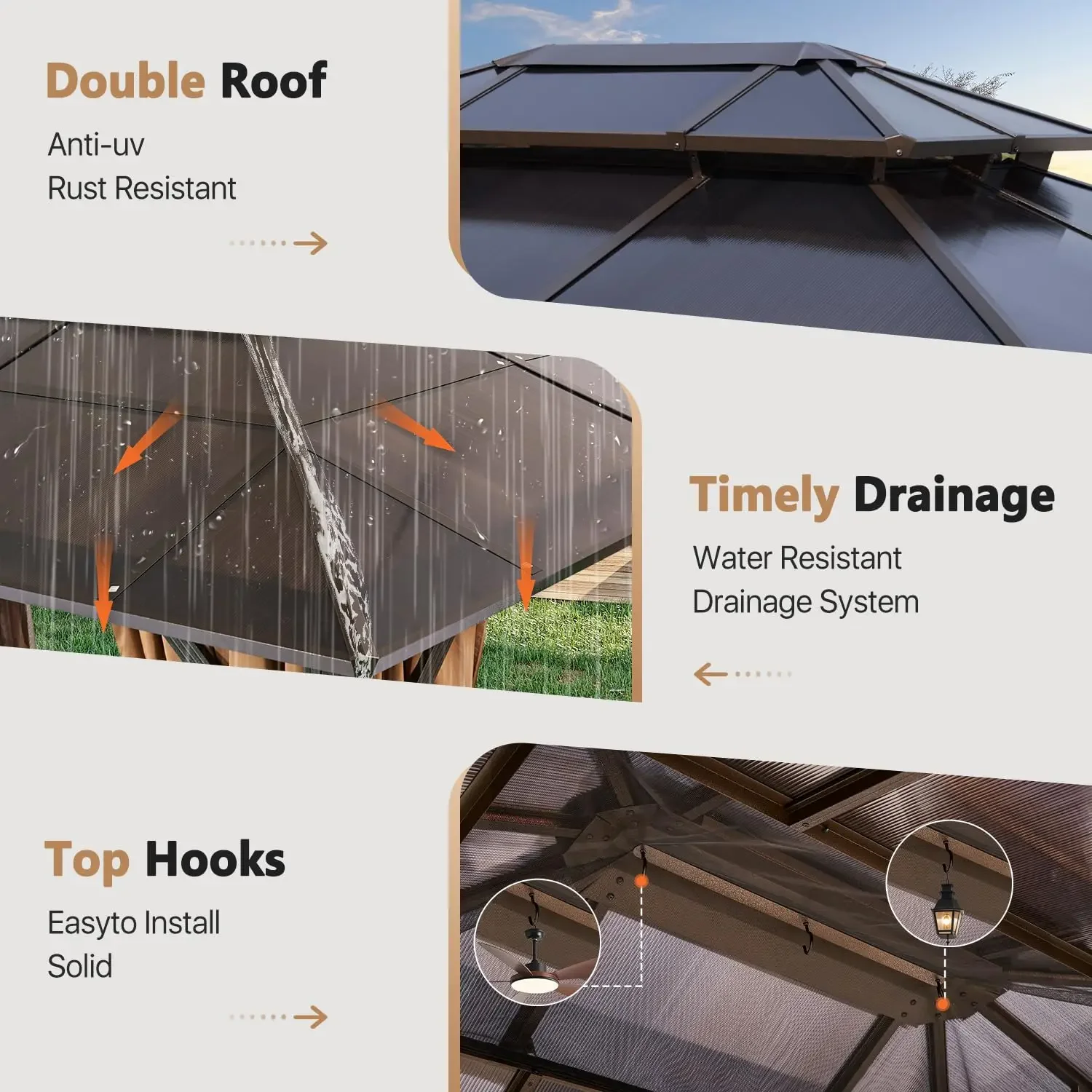 Hardtop Patio Gazebo 6
