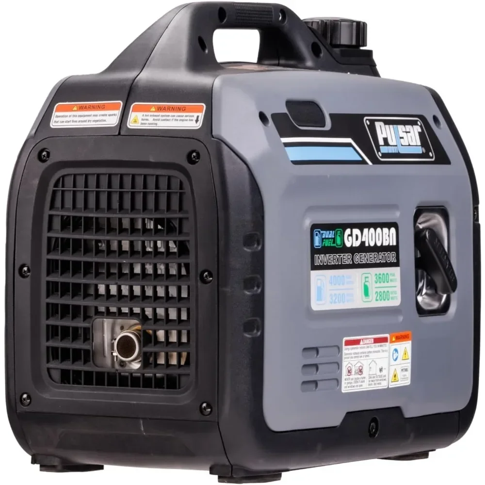 GD400BN, 4000W Portable super-quiet Dual Fuel & Parallel Capability, RV-Ready, CARB Compliant