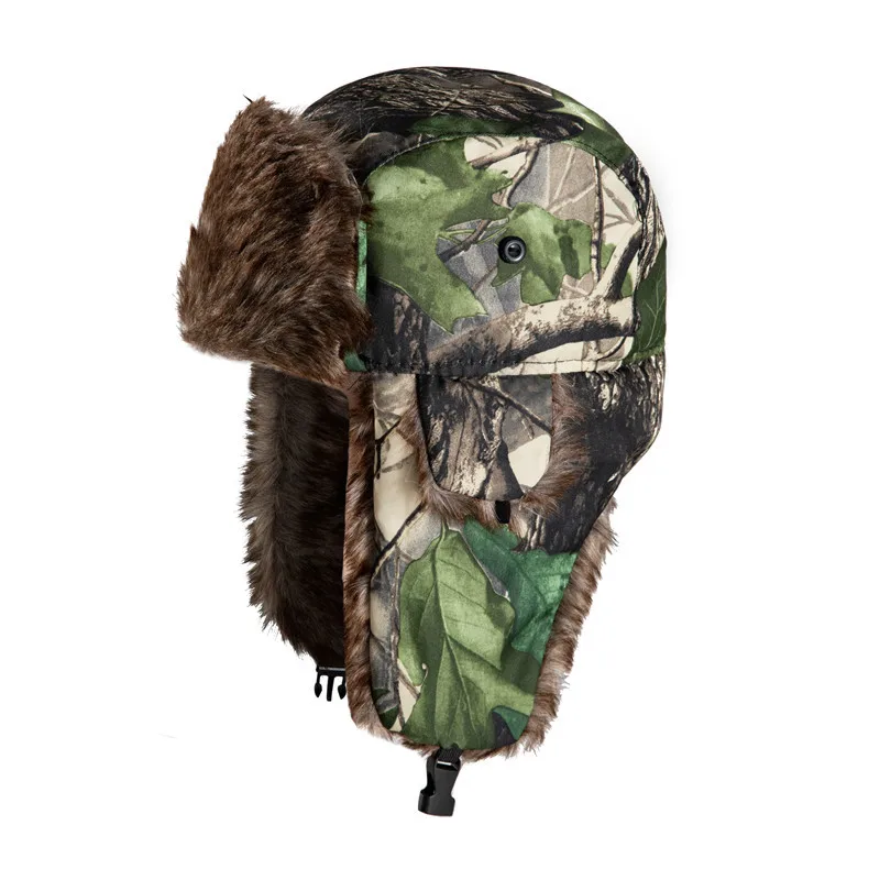Earflap Hat Winter Hat Camouflage Lei Feng