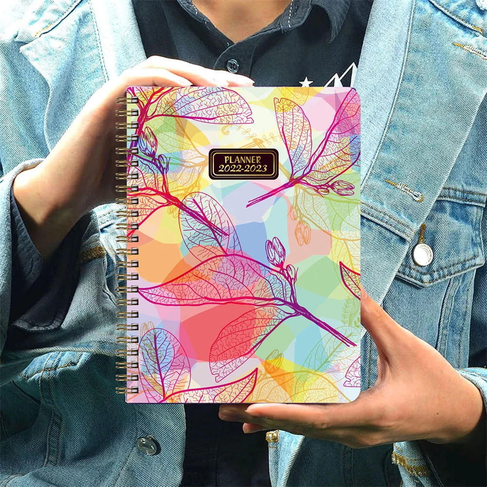 

2023 Daily Calendar Planner Notebook Weekly Monthly Office Agenda Organizer Time Management Personal School Supplies