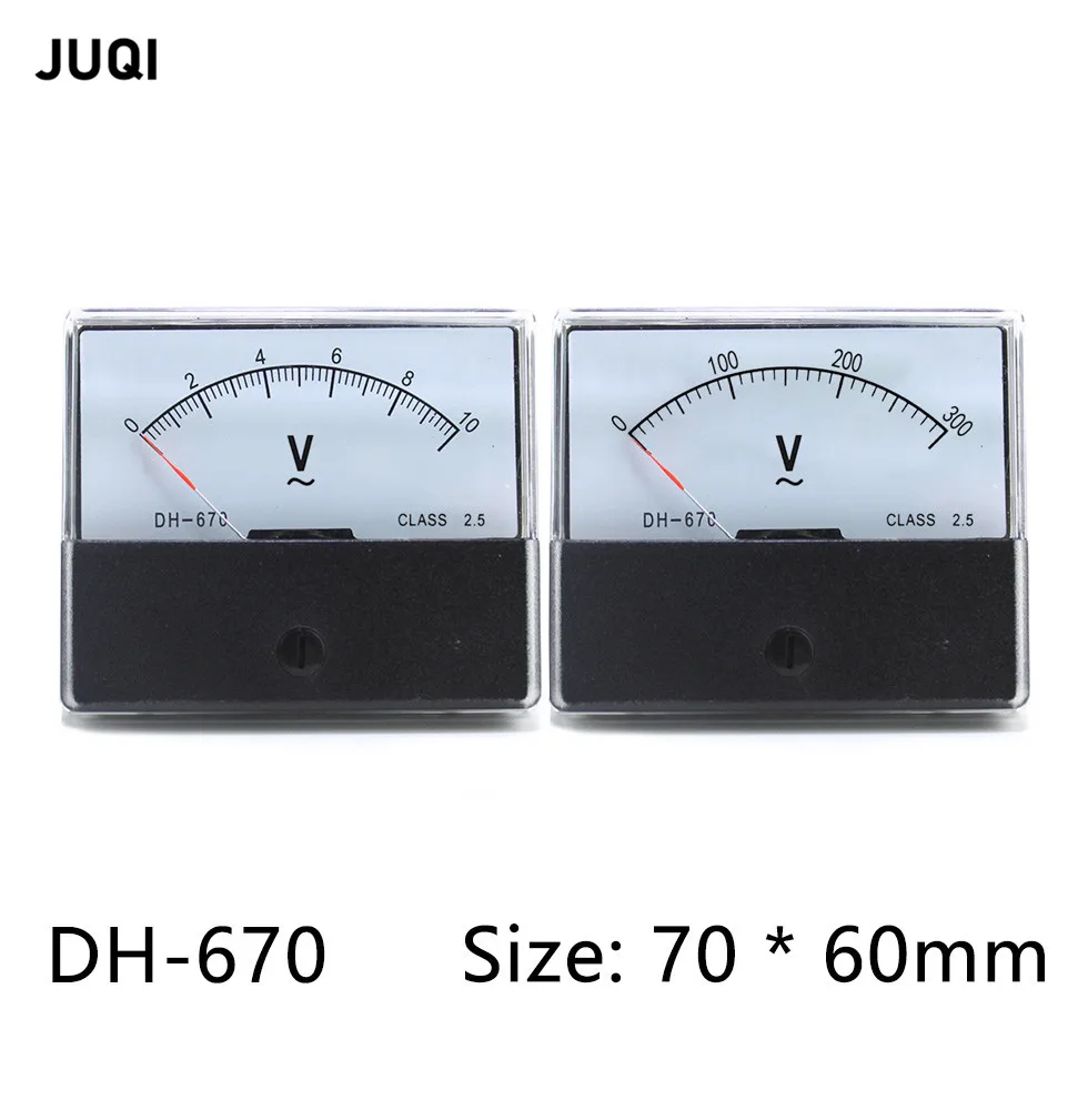 Voltmetro Analogico AC 0-500V, Voltmetro Da Pannello Quadrato Volt - Foto 11