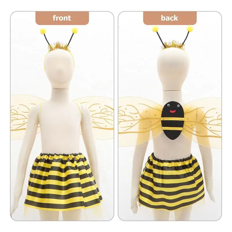 Kit Costume ape fascia Tutu gonne fata ala accessori ape per