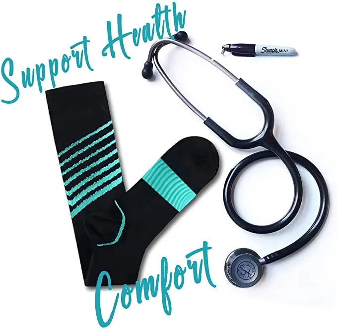 Männer Laufen Kompression Socken Strümpfe 20-30mmhg Sportsocken für Marathon Radfahren Fußball Atmungsaktive Erwachsene Sportsocken YS023 – Detail 3
