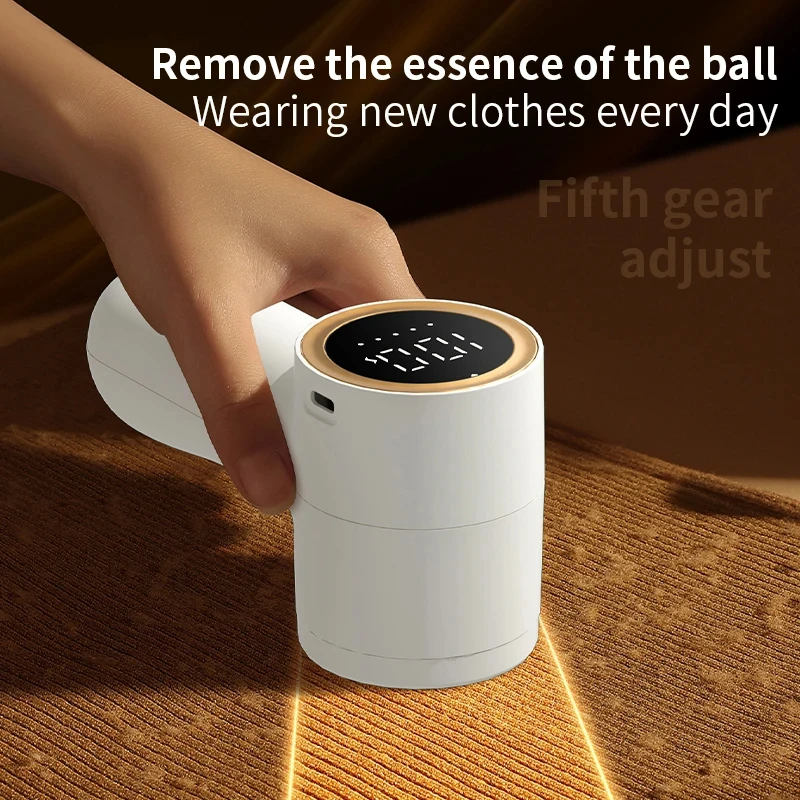 Xiaomi MIJIA Electric Lint Remover Intelligent Digital Display Hairball Trimmer Rechargeable Portable Clothe Shaver 5 Gear Razor 6