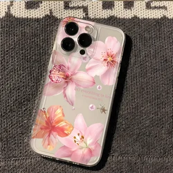 Lily Flower Floral Clear Soft Phone Case - RedmiNote 13 Pro 5G (T8156)